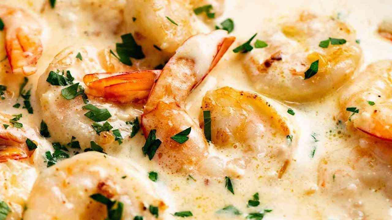 Creamy Garlic Prawns Thermomix Recipe